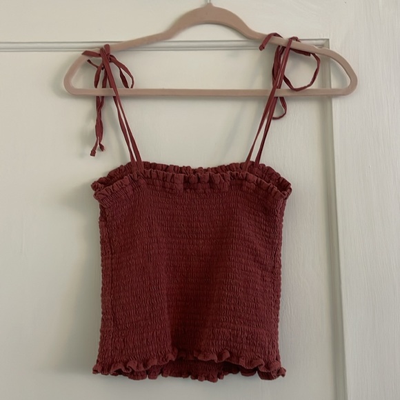 Dusty Red Abercrombie Tank - Picture 2 of 3